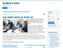 Tablet Screenshot of andecha.org